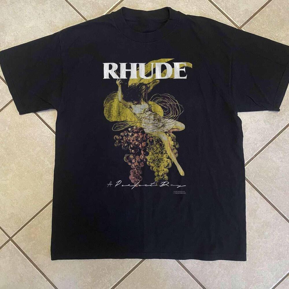 Style Rhude Black T-Shirt